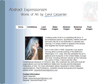 Tablet Screenshot of carpenterfineart.com